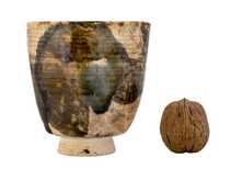 Cup handmade Moychay # 47590 wood firingceramic 212 ml