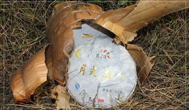 Yue Guang Bai Meireng Te Jia White Puer  Pu Zhi Wei 2011 357 g