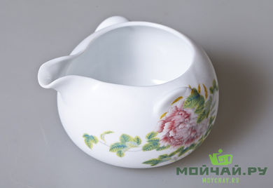 Tea ware set # 771 porcelain teapot 300 ml pitcher 220 ml cup 60 ml 