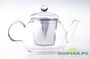 Tea kettle 1100 ml refractory glass