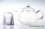 Tea kettle 1100 ml refractory glass