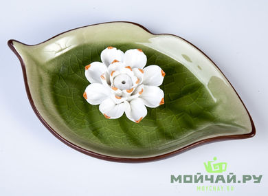 Incense burner "Lotus" # 31 porcelain 