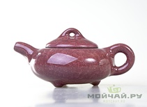 Tea ware set # 799 ceramic glaze «ice crack» teapot 150 ml 6 cups 50 ml 