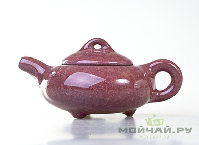 Teapot  # 2905 ceramic glaze «ice crack» 150 ml