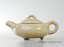 Teapot # 2908 ceramic glaze «ice crack»150 ml