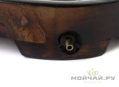 Tea tray hand made in Siberia # 16840 wood