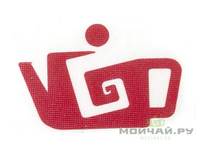 Sticker "Moychay" # 17198 red 36*50 mm