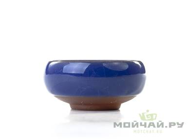 Tea ware set # 17374 ceramic glaze «ice crack»  teapot 150 ml 6 cups 50 ml 
