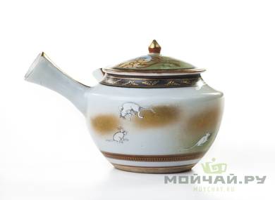 Set of antique teaware # 17406 porcelain teapot 170 ml 5 cups 85 ml pitcher 90 мл