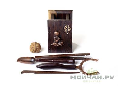 Set of accessories for a tea ceremony # 18099 bamboometal