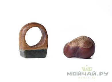 Ring Rowan  Sayan pebble jade # 20524 woodstone