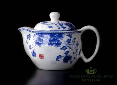 Tea ware set for a tea ceremony # 21200 teapot - 380 ml porcelain 6 cups of 80 ml a tea pond - 1600 ml