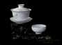Tea ware set for a tea ceremony # 21291 gaiwan - 110 ml casserole pitcher - 150 ml teamesh 6 cups of 35 ml