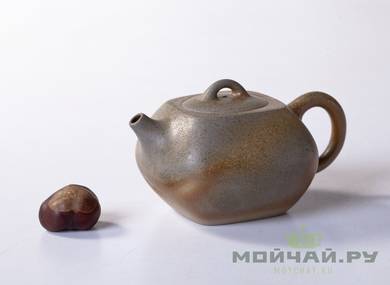 Teapot # 21649 yixing clay wood firing 176 ml