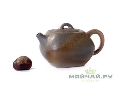 Teapot # 21650 wood firing yixing clay 176 ml