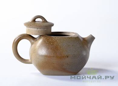Teapot # 21652 yixing clay wood firing 176 ml