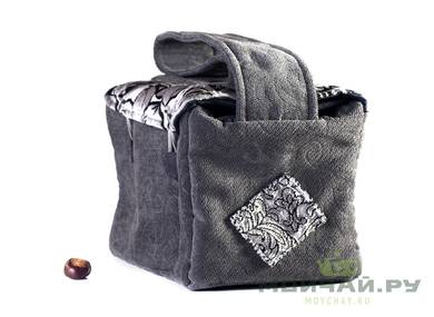 Textile bag for storage and transportation of teaware # 22411