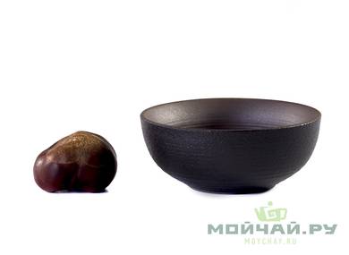 Set for tea ceremony 10 items  # 23060 ceramic : 6 cups 50 ml teamesh gaiwan 170 ml teapot 150 ml gundaobey 235 ml