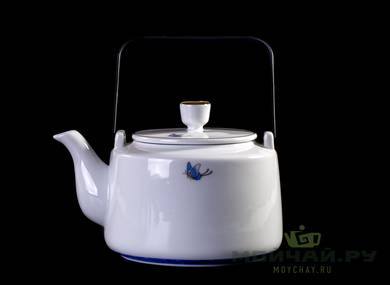 Set for tea ceremony seven items # 23457 porcelain: six cup 150 ml teapot 750 ml