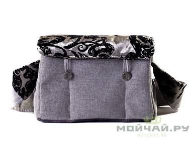 Textile bag for storage and transportation of teaware # 22441