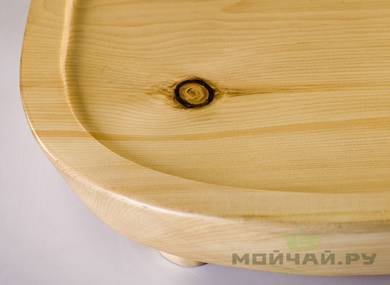 Handmade tea tray # 23593 wood Pine