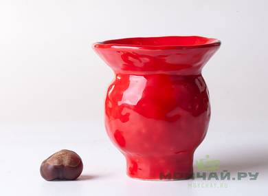 Vessel for mate kalabas # 24490 ceramic