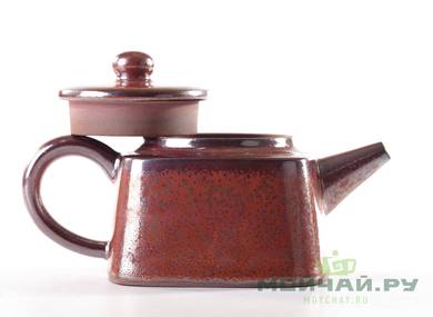 Teapot # 24973 ceramic wood firing 200 ml