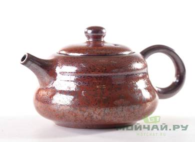 Teapot # 24975 ceramic wood firing 180 ml