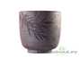 Cup # 24983 ceramic hand painting wood firing 80 ml