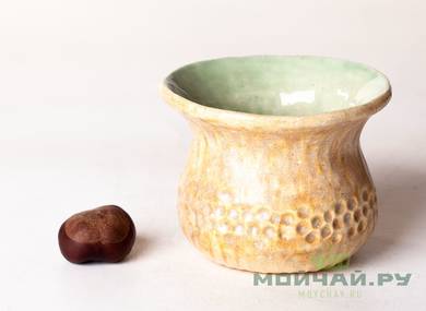 Vessel for mate kalabas # 25652 ceramic