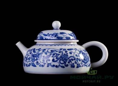 Teapot # 26239 Jingdezhen porcelain hand painting 185 ml