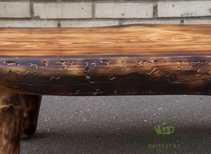 Handmade tea table # 28514 wood Cedar