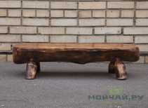 Handmade tea table # 28511 wood Cedar