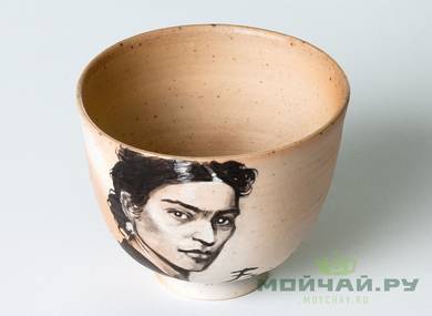 Cup # 28526 wood firinghand paintingporcelain 130 ml