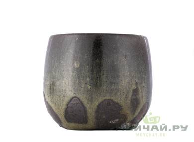 Cup # 29124 wood firing ceramic 78 ml