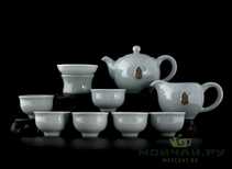 Tea ware set # 29550 ru yao teapot 295 ml pitcher 200 ml cup 60 ml tea mesh