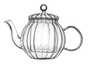 Tea kettle # 3260 fireproof glass 650 ml