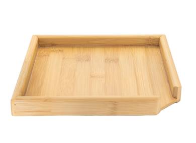 The tea tray for compressed tea crushing # 4 bamboo 23*23 cm