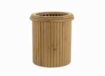 The bucket for teatray with drain # 17493 bambooplastic  4000 ml 