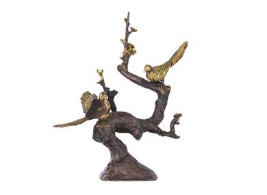 Birds on a tree # 33238 bronze figurine