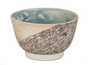 Cup # 33668 wood firingceramichand painting 108 ml