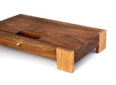 Author's handmade tea tray # 33738 wood