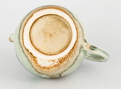 Teapot # 33838 wood firing hand painting ceramic Dehua 165 ml