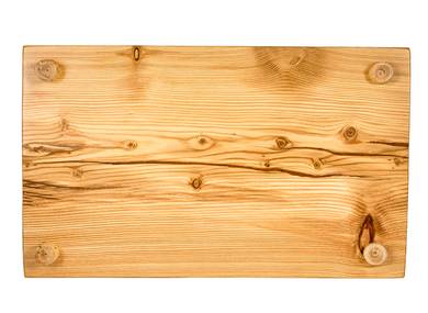 Handmade tea tray # 33905 wood siberian larch