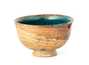 Cup # 33995 wood firingceramichand painting 110 ml