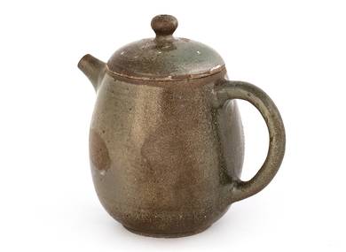Teapot # 34322 wood firingceramic 170 ml