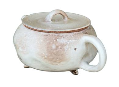 Teapot # 34323 wood firingceramic 170 ml