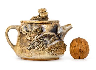 Teapot # 34330 wood firingceramic 180 ml