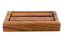 Author's handmade tea tray # 34886 wood