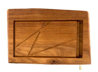 Author's handmade tea tray # 34887 wood